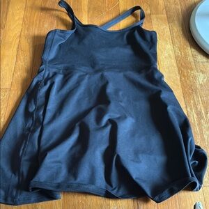 Zella Black Tennis Dress with Built in Shorts